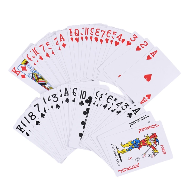 Cartas de juego de mesa de póker de papel de entretenimiento, cartas má-gic de patrón clásico, baraja de cartas de póker de alta calidad