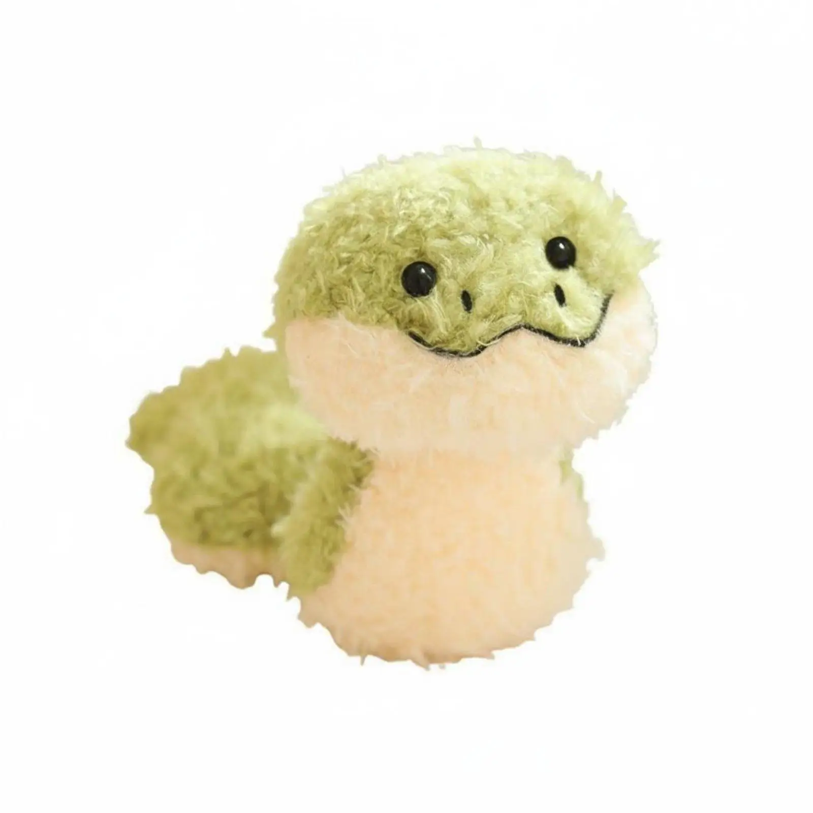 Soft Plush Snake Mascot Toy for Chinese New Year Celebration with Lion Dance Costume and Auspicious Fortune Bib