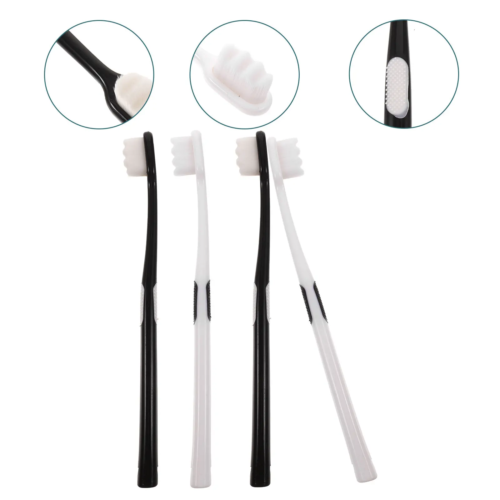 4Pcs Portable Wave Soft Toothbrush for Postpartum Women Gentle Plaque Removal Without Enamel Damage Maternal Oral Care Dental