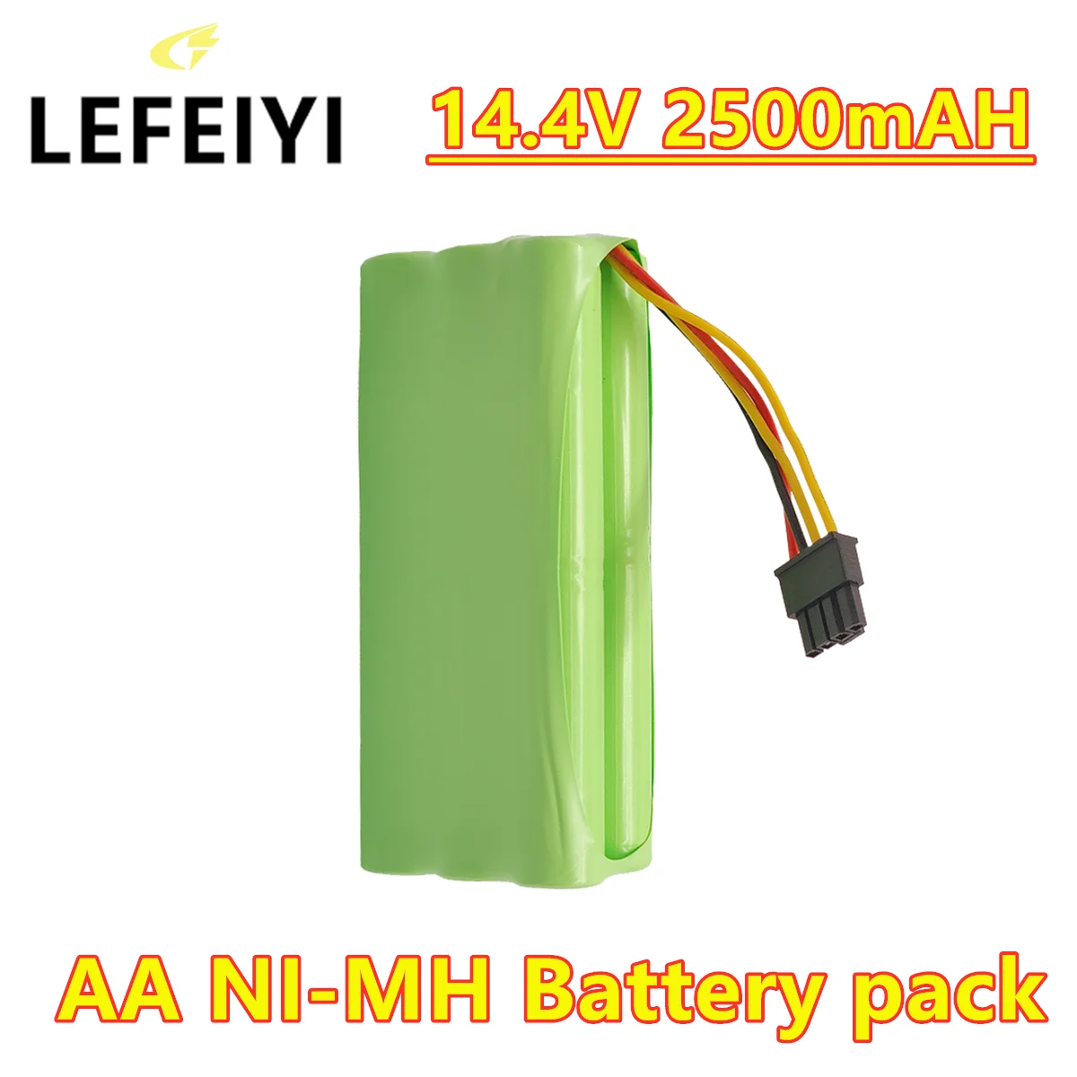 

14.4V 2500mAH NI-MH 14.4v AA Ni-mh Rechargeable Battery for X600 ZN605 ZN606 ZN609 to Sweeping Robot Battery R1-L081A L083B