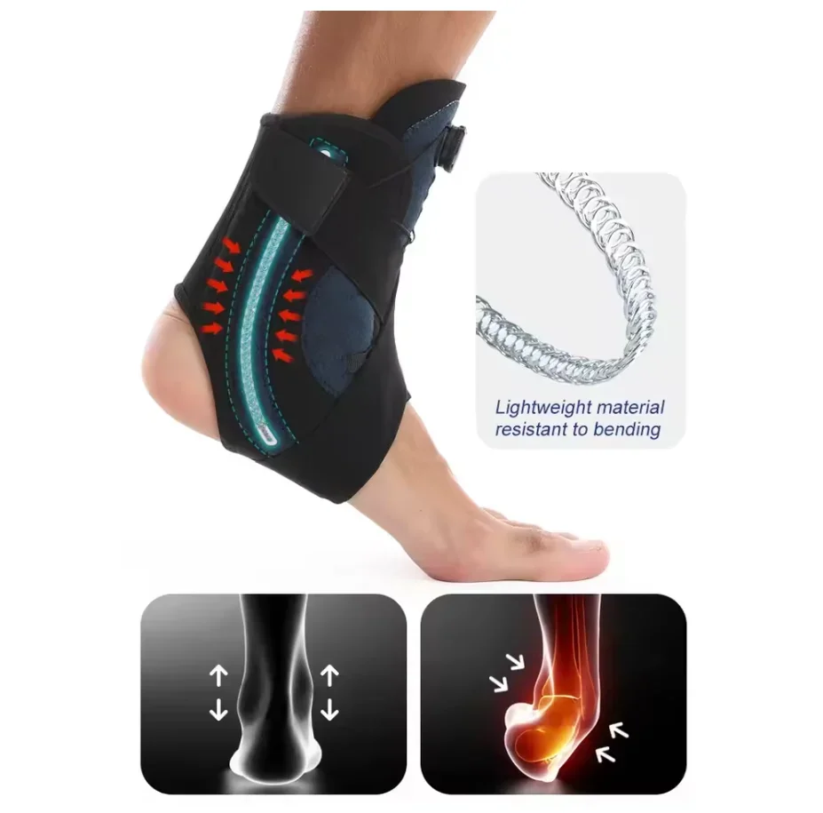

Adjustment Anti-Break Foot Joint Protectors Sprain Recovery Sport Ankle Protectors Pressurized Support Fixed Rehabilitation
