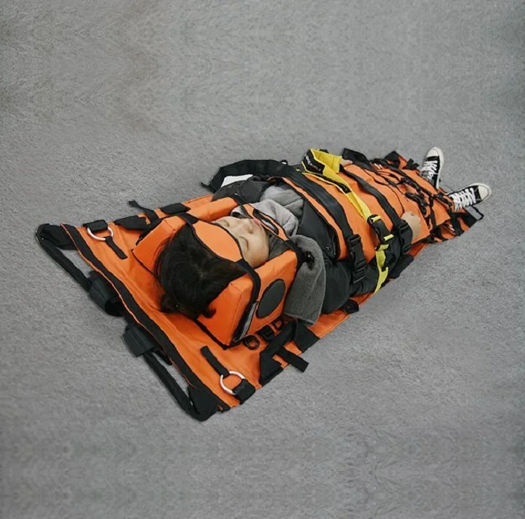 Helicopter rescue sleeves soft  emergency stretcher folded rolled medical