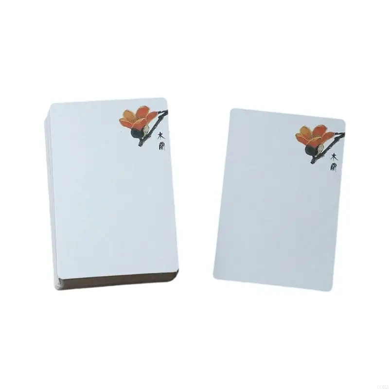 CORA 20Sheets Blank Craft Cards 2.24x3.54Inch Unlined Note Card For Drawing Doodling