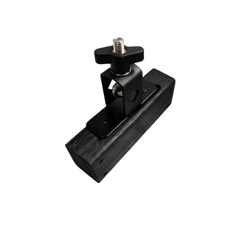 SYDS Ideal For String Instruments- Bone Guitar Mute In Black Featuring Wooden Hammer Design