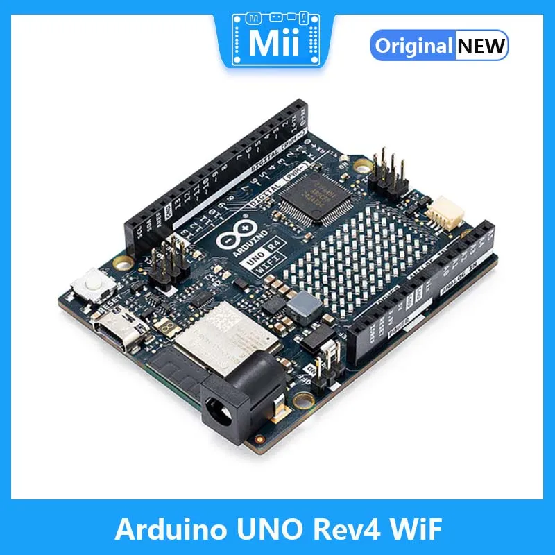 اردوينو UNO Rev4 واي فاي ، 32 بت ، رينيساس RA4M1 - Arm Cortex -M4 ، ESP32-S3 واي فاي®وحدة ABX00087