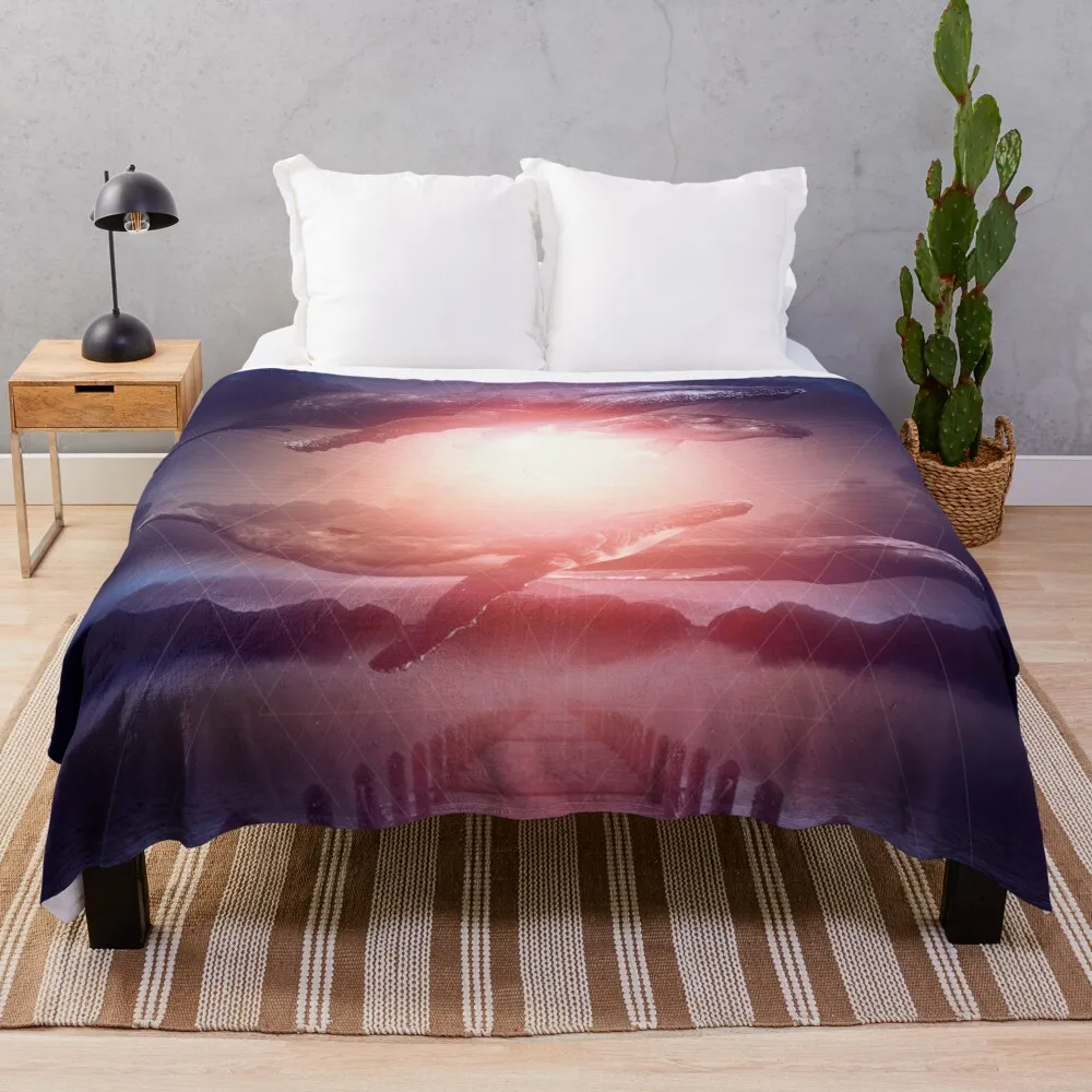 Space Between Dreams and Reality Throw Blanket Thins warm for winter Nap blankets and throws Blankets