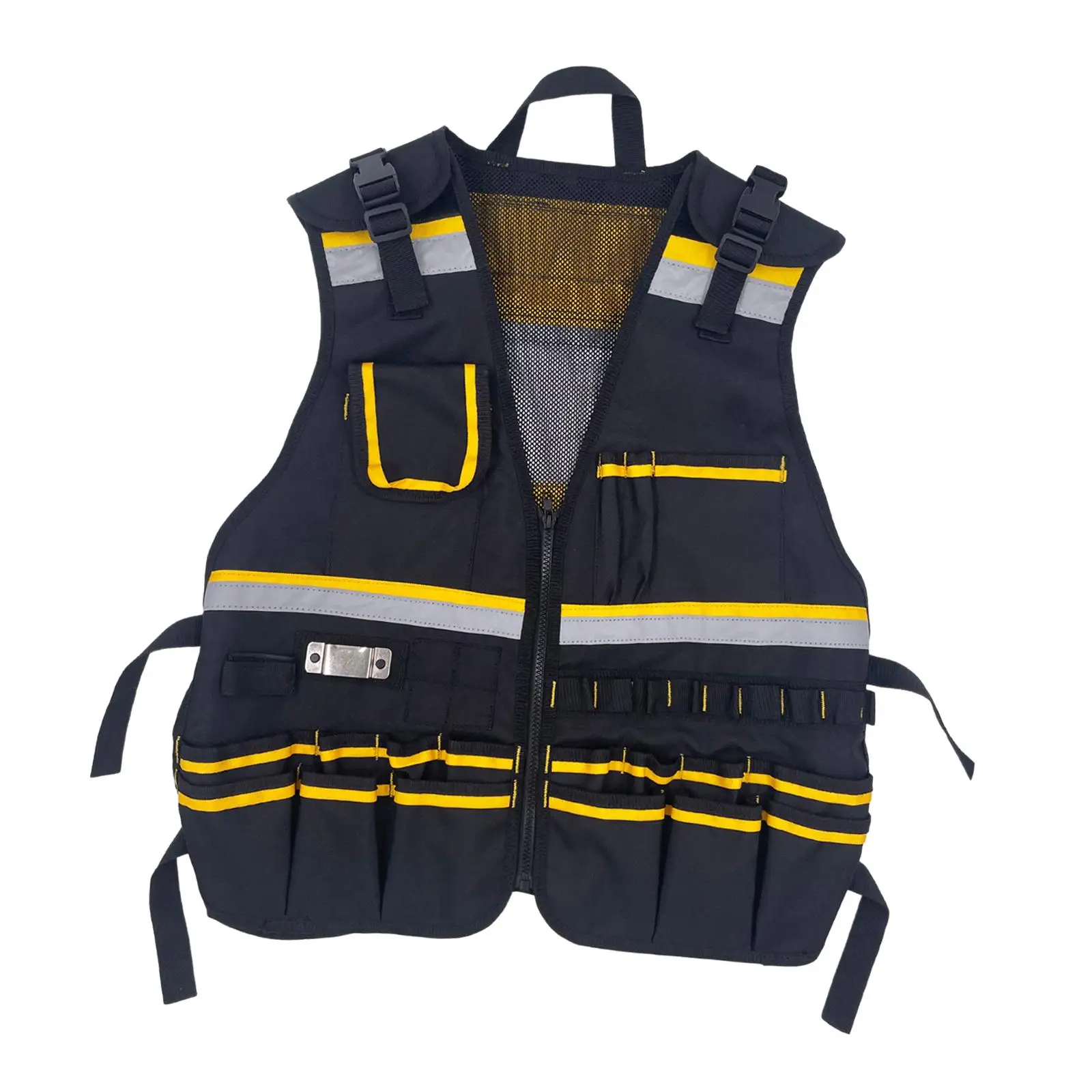 Electrician Tool Vest Oxford Cloth Tool Vest for Engineer Architect Home DIY