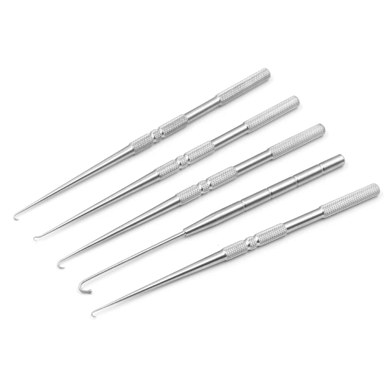 Stainless steel cosmetic plastic question mark retractor Blunt sharp eyelid retractor facial skin tool