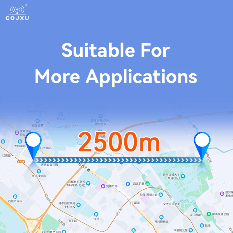 Drahtloses Datenübertragungsmodul 868 MHz 915 MHz COJXU E49-900T20D 20 dBm SMA-Antennen-DIP-Funkmodul mit geringem Stromverbrauch