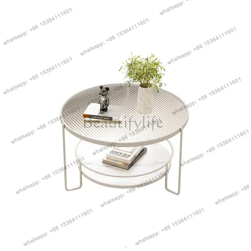Factory Direct Luxury Simple Coffee Table Space Saving Vintage Premium Aesthetic Side Table Modern Nordic Table Desk Living Room