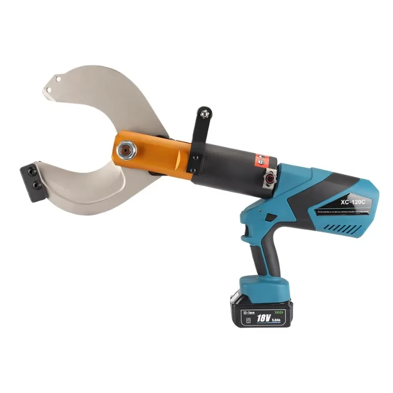 

Industrial Cordless Hydraulic Cable Cutter C Type Open Jaw 7T Output 1-15mm Equipment For Copper Aluminum Wire Armored Cable
