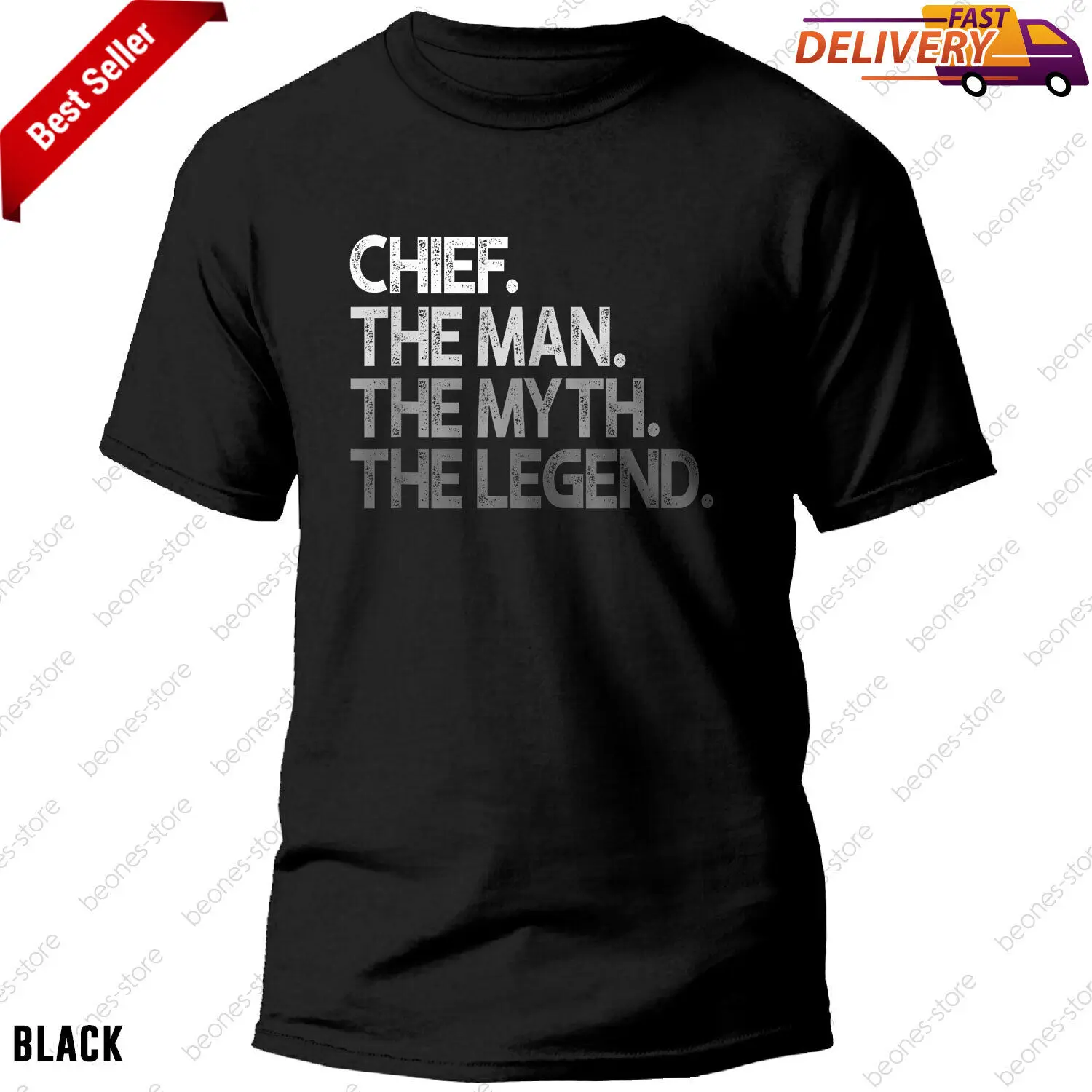 Chief Gift T-Shirt, The Man The Myth The Legend for Men Leaders