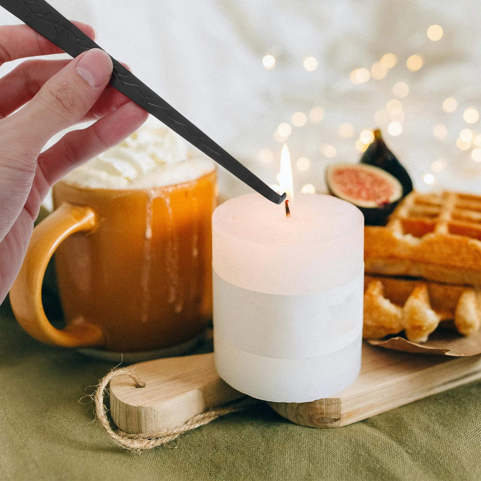 Heavy Duty Stainless Steel Candle Extinguisher Hook – 2pcs, Prevents Wax Splatter, for Home Office & Gifts