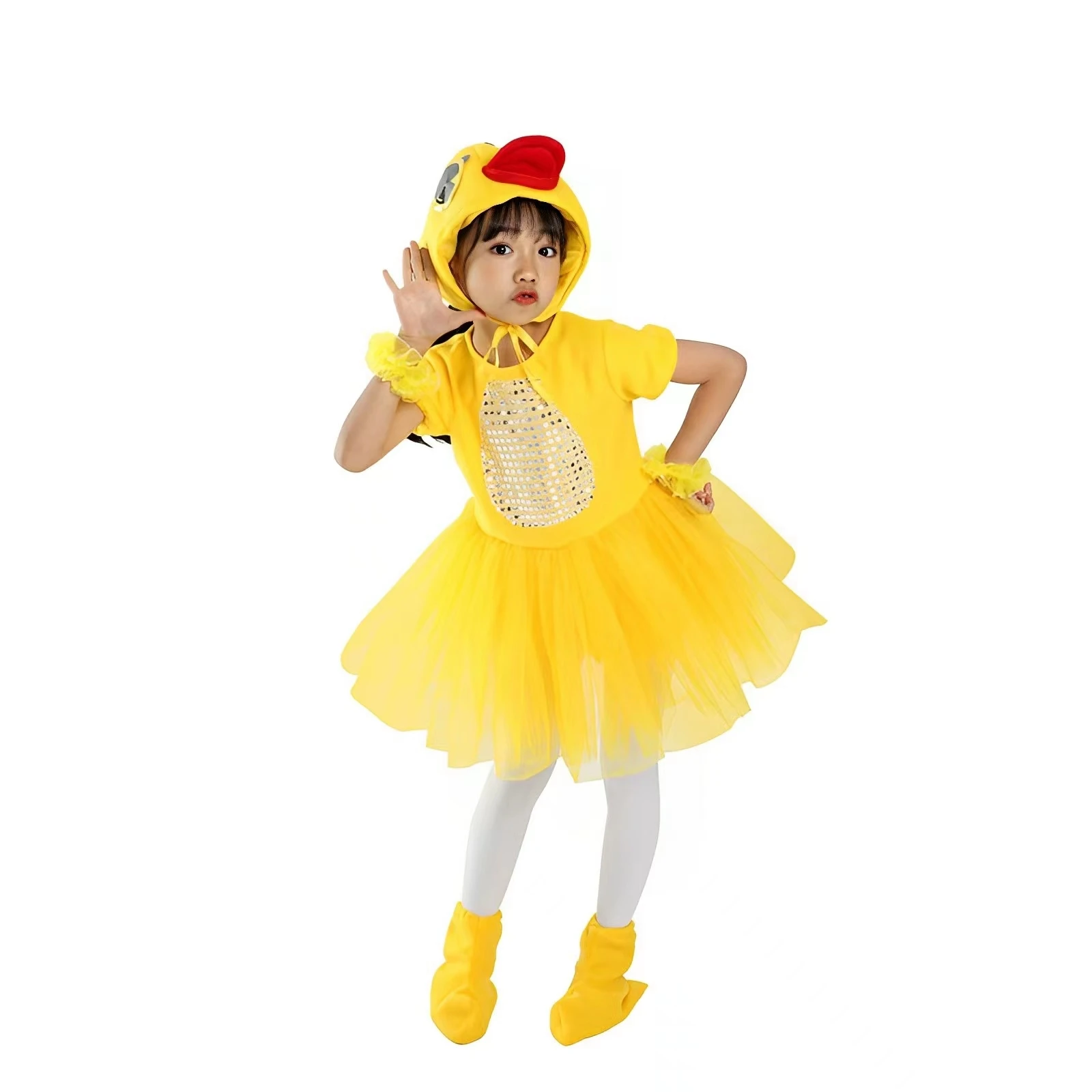 Disfraz De Pollo De Animal De Peluche Para Bebés – Body Con Capucha Y Patucos, Para Niños Y Niñas, Suave Y Cálido, Ideal Para Invierno