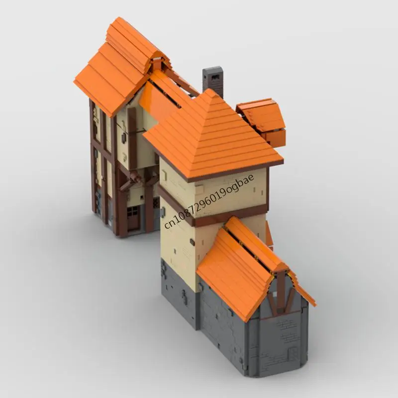 جديد 3961 قطعة Moc الأوروبي القرون الوسطى عرض الشارع Seyda Neen Morrowind نموذج مخصص الألغاز Diy بها بنفسك الأفكار الإبداعية لعبة طفل هدية عيد ميلاد