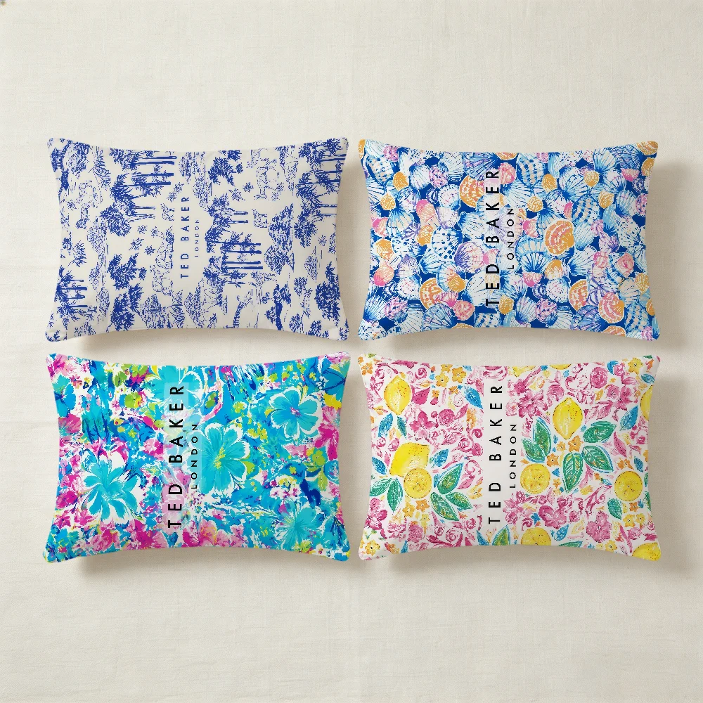 Fashion Logo T-Ted Cushion Cover Hit Product Home B-Baker Sofa Living Room Double-Sided Soft Decorative Pillow Cover