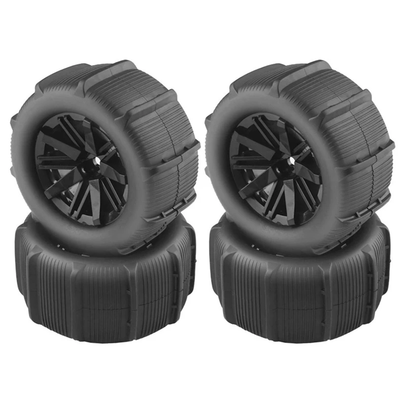 4Pcs 80Mm Snow Sand Tire Wheel Parts For SCY 16101 16102 Pro Wltoys 144001 12428 124019 HBX 16889 SG1601 Hyper Go H16BM H14BM