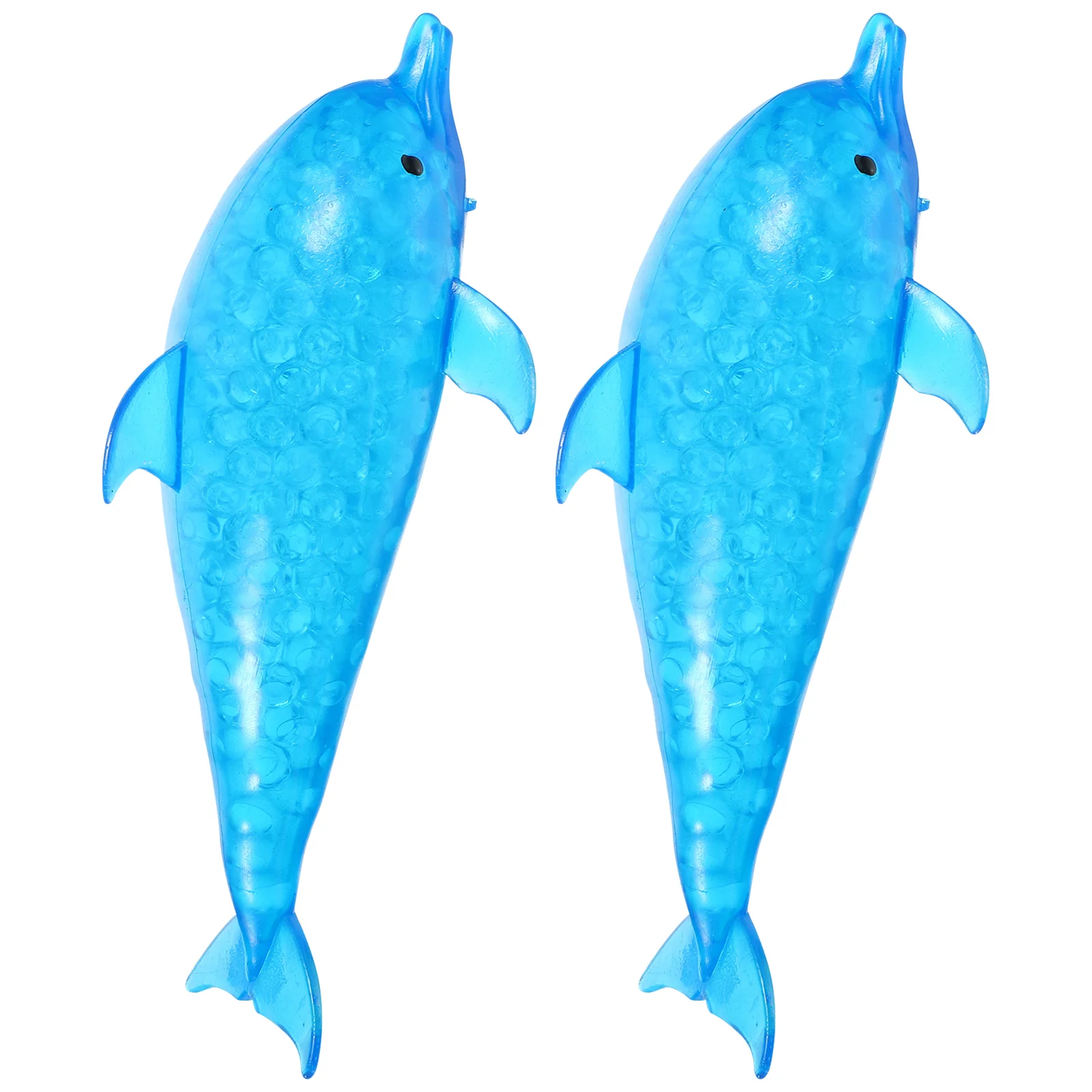 

2pcs Sensory Toys Dolphin Toys Ocean Decompression Toys Funny Squeeze Playthings dolphin stress toys squeeze toy