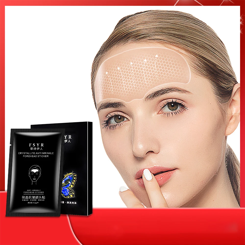 5 paia di acqua condensata legge microcristallina cerotto antirughe rassodante essenza pellicola cerotto antirughe fronte occhio cerotto adesivo