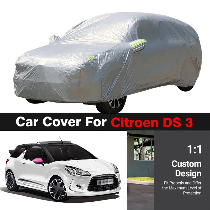

Наружный автомобильный чехол с защитой от УФ-лучей, внутренний солнцезащитный козырек, защита от снега и дождя, пылезащитный чехол для Citroen DS3 DS 3