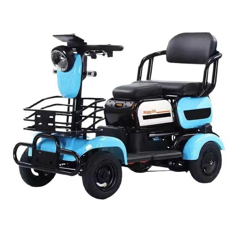 Elderly four-wheel electric vehicle foreign trade small electric four-wheel electric scooter for the elderly household