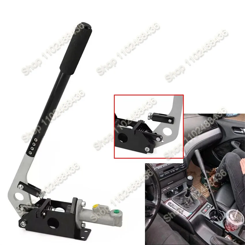 500mm Universal Hand Brake Aluminum Hydraulic Drift Brake Racing Parking Handbrake Lever Gear Long Section For Sim Racing Rally
