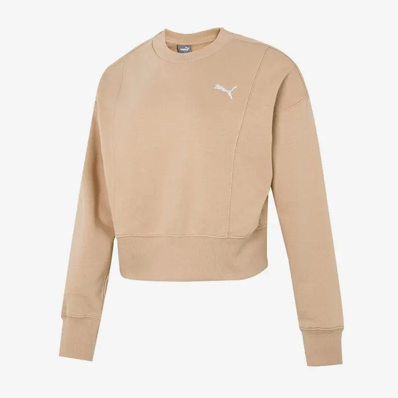 

Puma genuine 2023 spring round neck casual pullover women's sports hoodie 676652-89