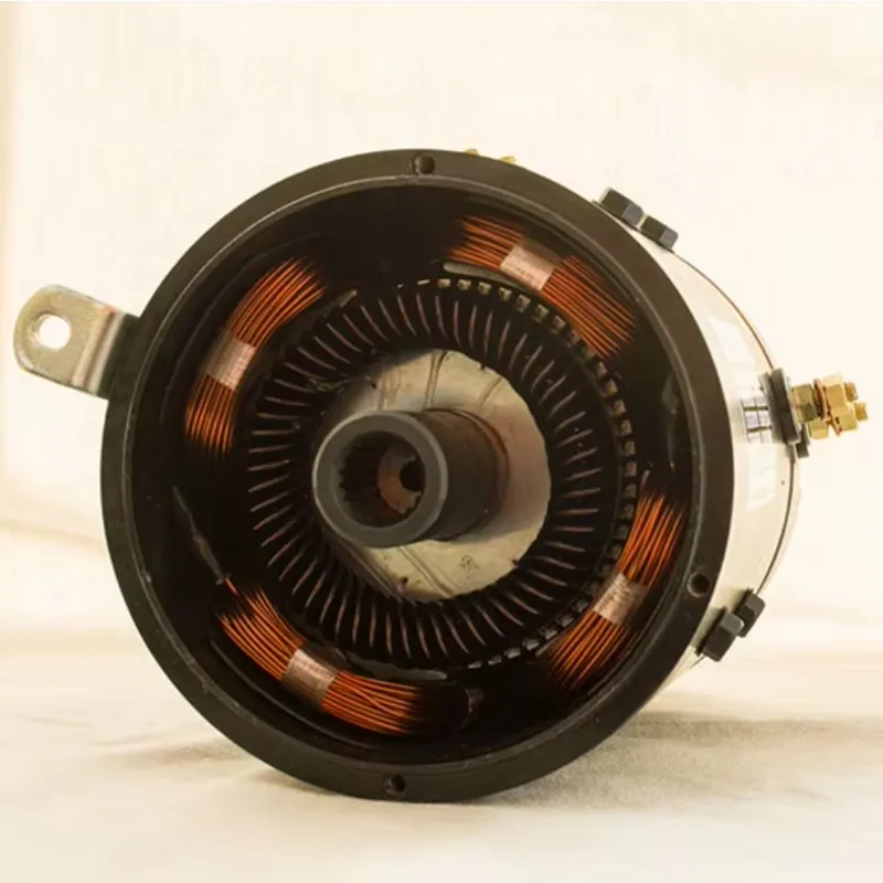 3.8KW 48V 2800rpm ZQS48-3.8-T Golf Cart Forklift SepEx DC Motor For Electric Vehicle