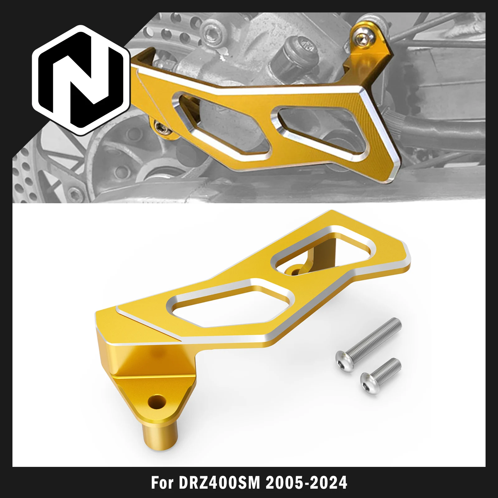 

NICECNC For Suzuki DRZ400SM DR-Z 400SM DRZ 400 SM 2005-2024 2023 2022 2021 Motorcycle Rear Brake Caliper Guard Cover Protector