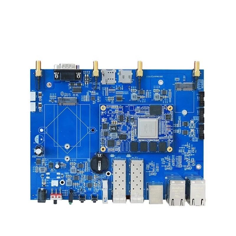 LS1046A 10G Gigabit Ethernet Industrial Router Development Board with SFP