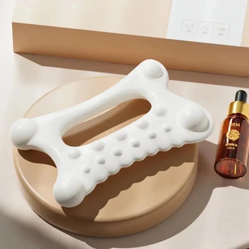 Resin Gua Sha Massage Board Reusable Portable Scraping Plate Handheld Multifunctional Massage Tool