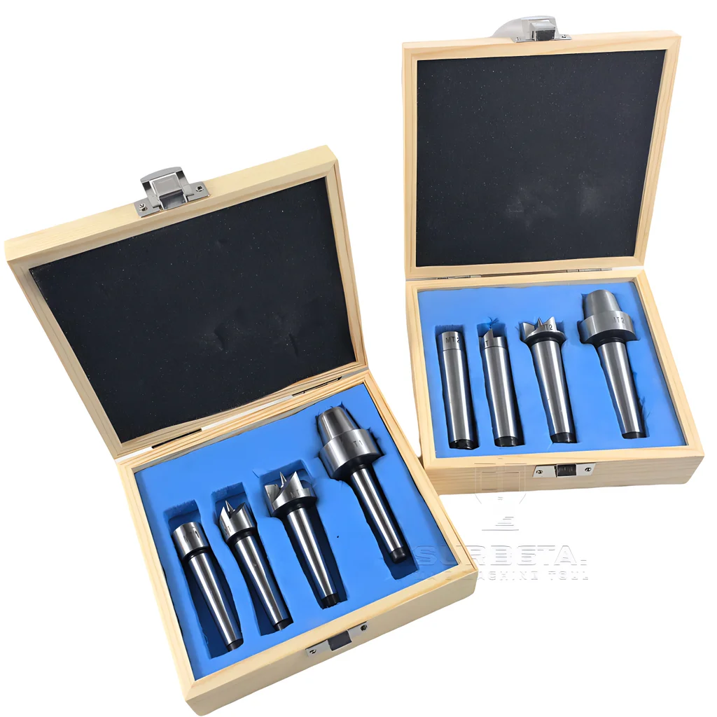 Il set di nuclei per legno MT1/MT2 da 4 pezzi per la lavorazione del tornio per la lavorazione del legno, picchetto in lega di titanio e set per la lavorazione del legno superiore della linea