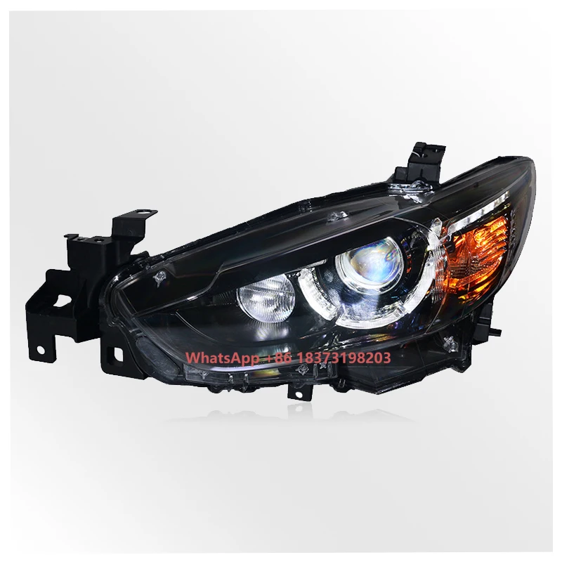 DRL Lamp Car OEM Car Head Light Modify Semi-assembly LED Xenon Headlight for Mazda 6 Atenza 2014 2015 2016