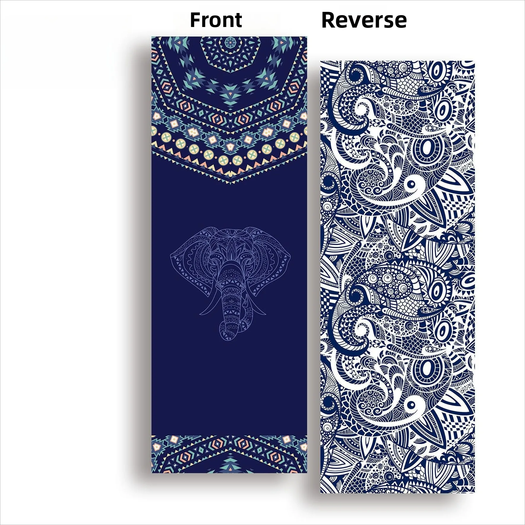 Foldable travel yoga towel portable sweat absorbing towel thin fitness mat sweat absorbing towel