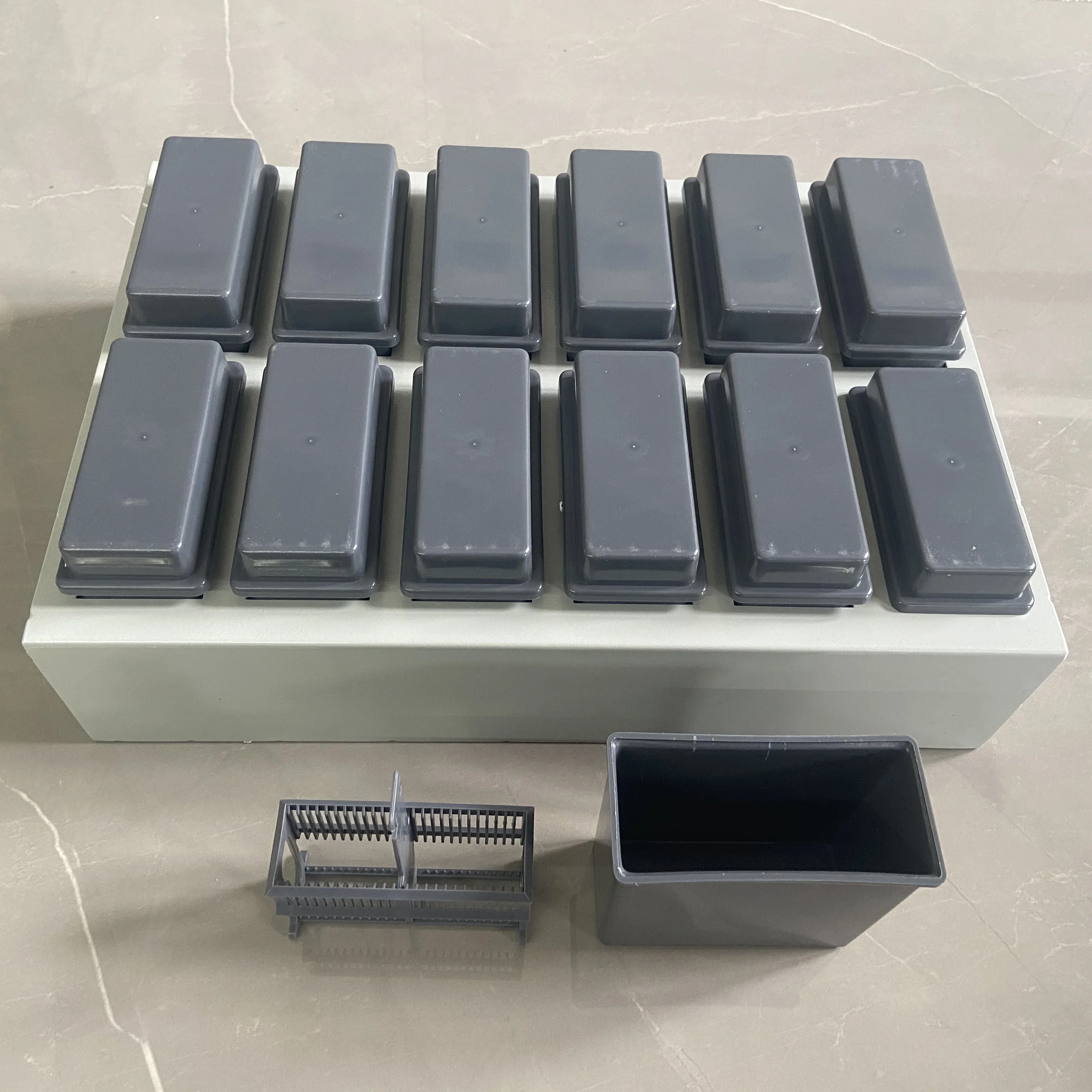 2025 Pathology Slide Staining Plastic Immunohistochemistry Box Glass Slide Staining Cylinder for Lab