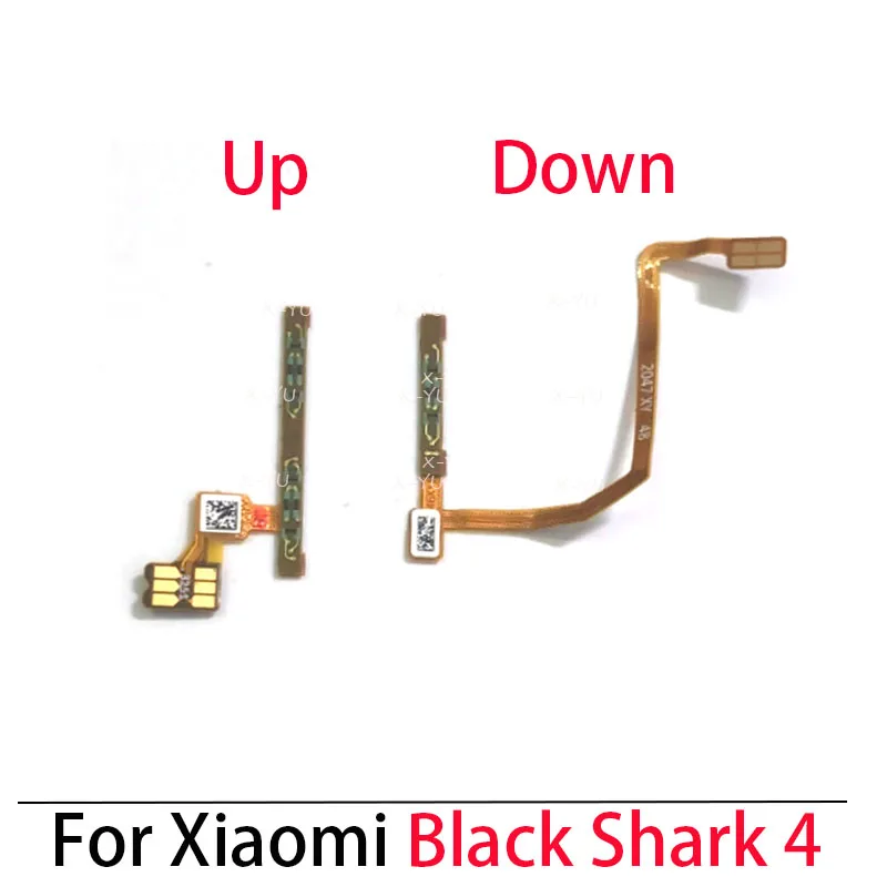 For Xiaomi BlackShark Black Shark 4 4S Pro Up Down Press Sensor Flex Cable Sensor of Pressure Flex Ribbon Parts