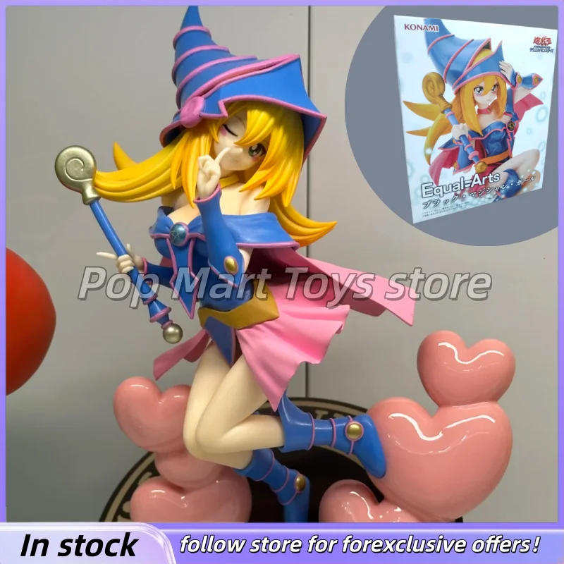

Оригинальный Konami Yu-Gi-Oh! Коллекционная фигурка Dark Magician Girl от Equal Arts: ПВХ-модель, игрушка, подарок для фанатов аниме и игр