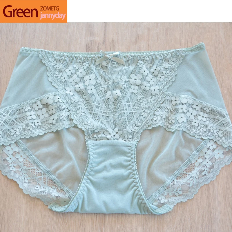 

Ladies Underpanties Lace Brief Sexy lingeries Solid Color Brief Plus Size Panties Good Quality Women's Underwear 5pcs/Lot