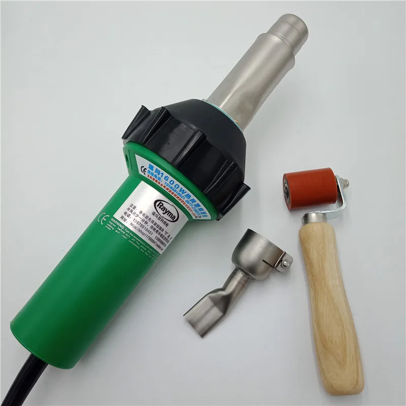 230v,120v 50/60hz 1600 w soldador de ar quente com 20mm pontas de solda plana para tarpauline de alta qualidade pode substituir o st triac