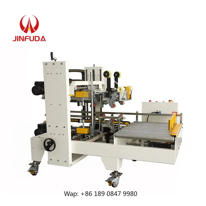 【Hot】Semi-Automatic Express Carton Folding Lid Heat Sealing Machine with PLC Core Components Electric Driven  Easy Operate