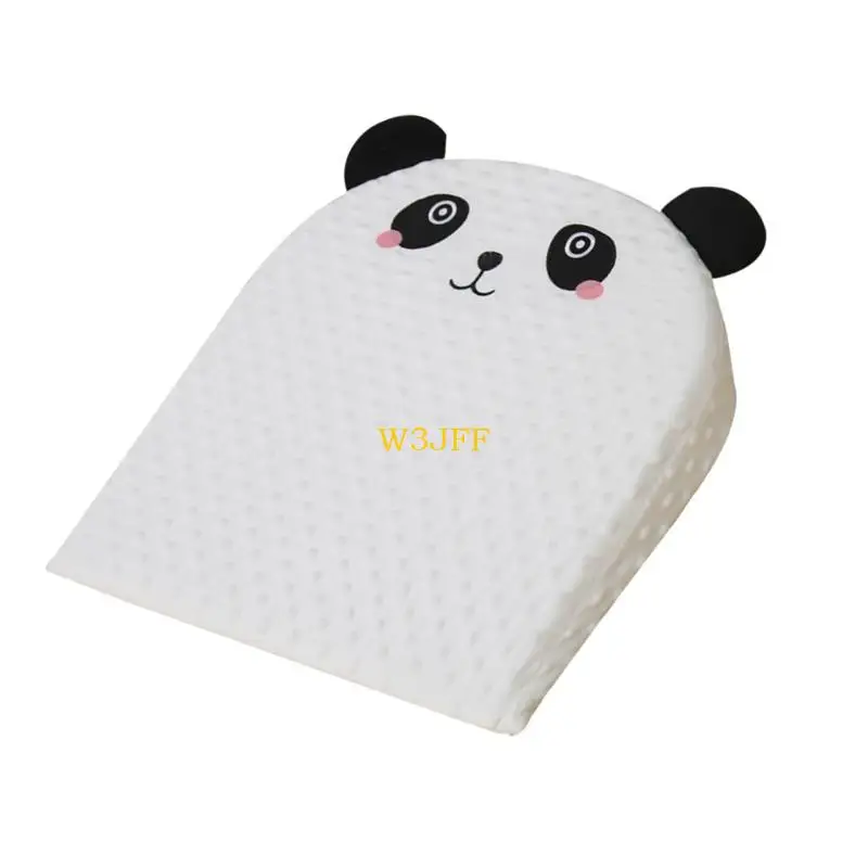 W3JF Wеdgе Incline Pillow Cartoon Pattern Ergonomic Nursing Pillow Breathable