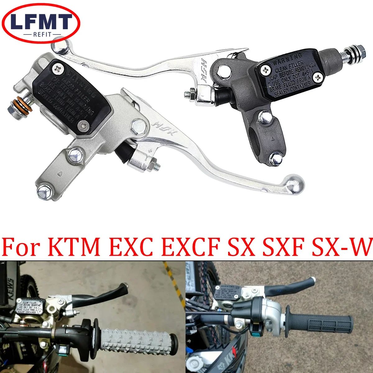 22mm 7/8\'\' Right/Left Brake Master Cylinder Clutch Pump Brake Lever Motorcycle For KTM EXC EXCF SX SXF SX-W XC-W XC-F 150 200