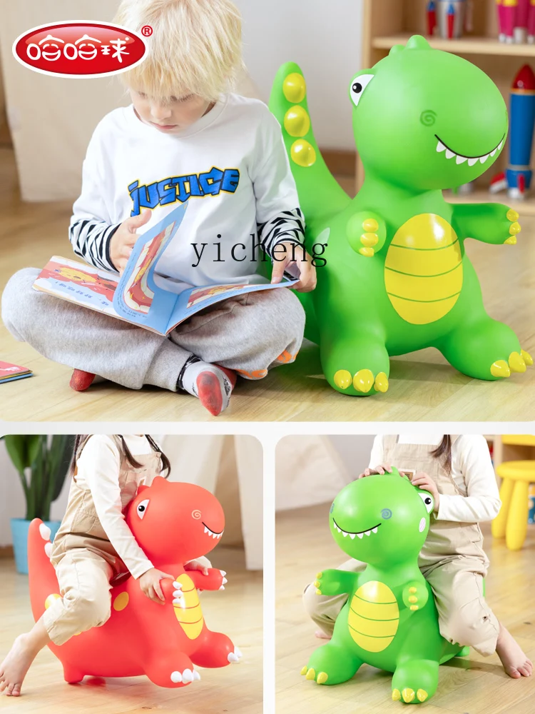 Infantil Inflável Jumping Horse, Baby Riding Toy, Dinossauro, Pônei, Rocking, Drop-Resistant