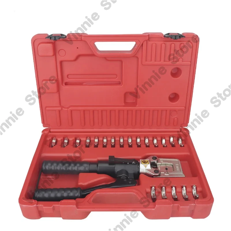 

Гидравлический пресс-клещи HT-51, диапазон обжима 10-240, для проводников из алюминия/меди, с внутренним предохранительным клапаном.