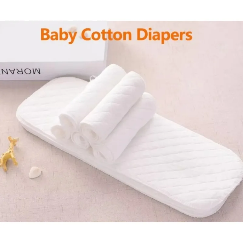 2/5pcs Cotton Diapers Children Washable Reusable Baby Diaper Pad Folding Changing Pads Accessories for Children Breathable  C16
