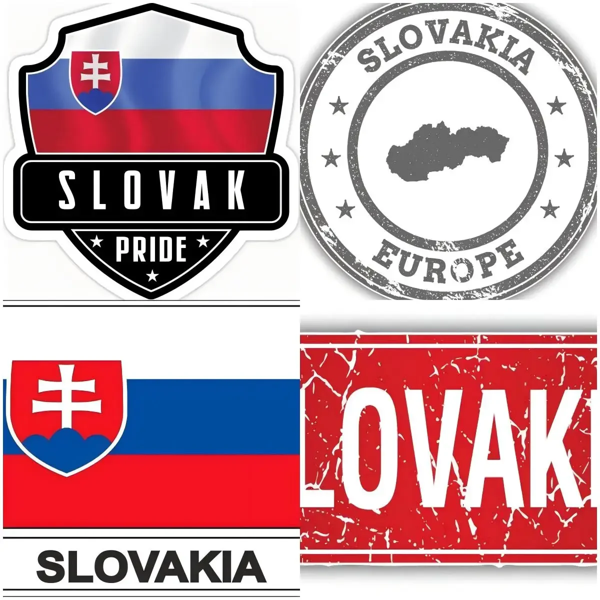 

SLOVAKIA Flag Motorcycle Scratch-Proof RV Car Styling Auto Motocross Racing Helmet Trunk Wall Stickers