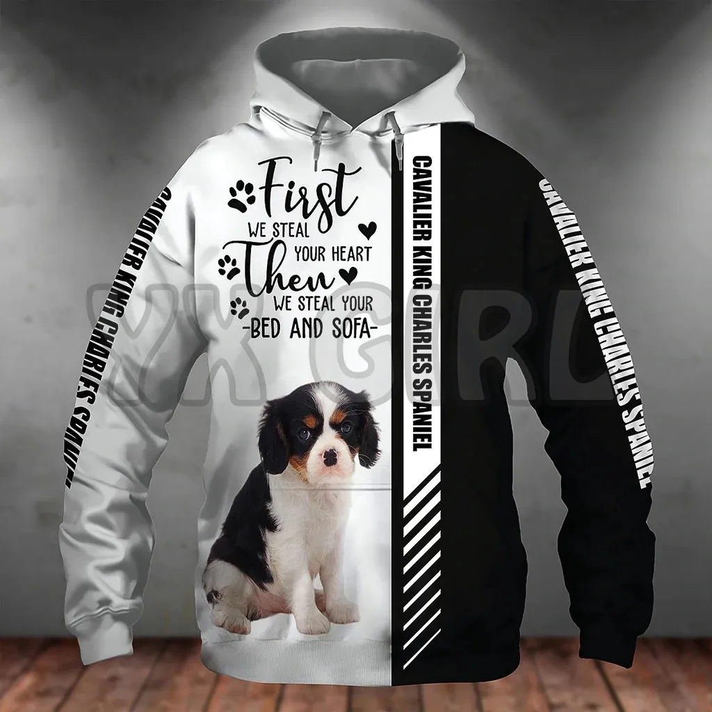 

Boxer-First We Steal Your Heart 3D Printed Hoodies Unisex Pullovers Funny Dog Hoodie Casual Street Tracksuit