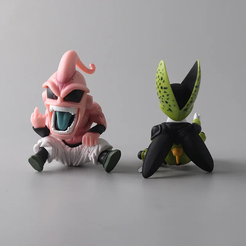 Anime Figure Dragon Ball Z Son Goku Frieza Freeza Buu Cell Kawaii Action Figurine Model Toys Kid Gift image 3
