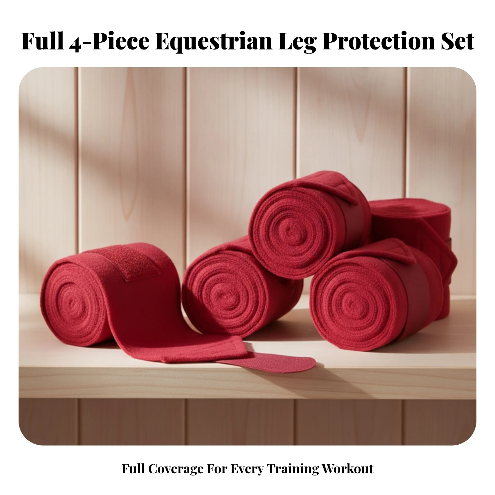 4 Stück Pferdebeinbandagen, un – Polo Wraps Fleece Bewertung und Preis