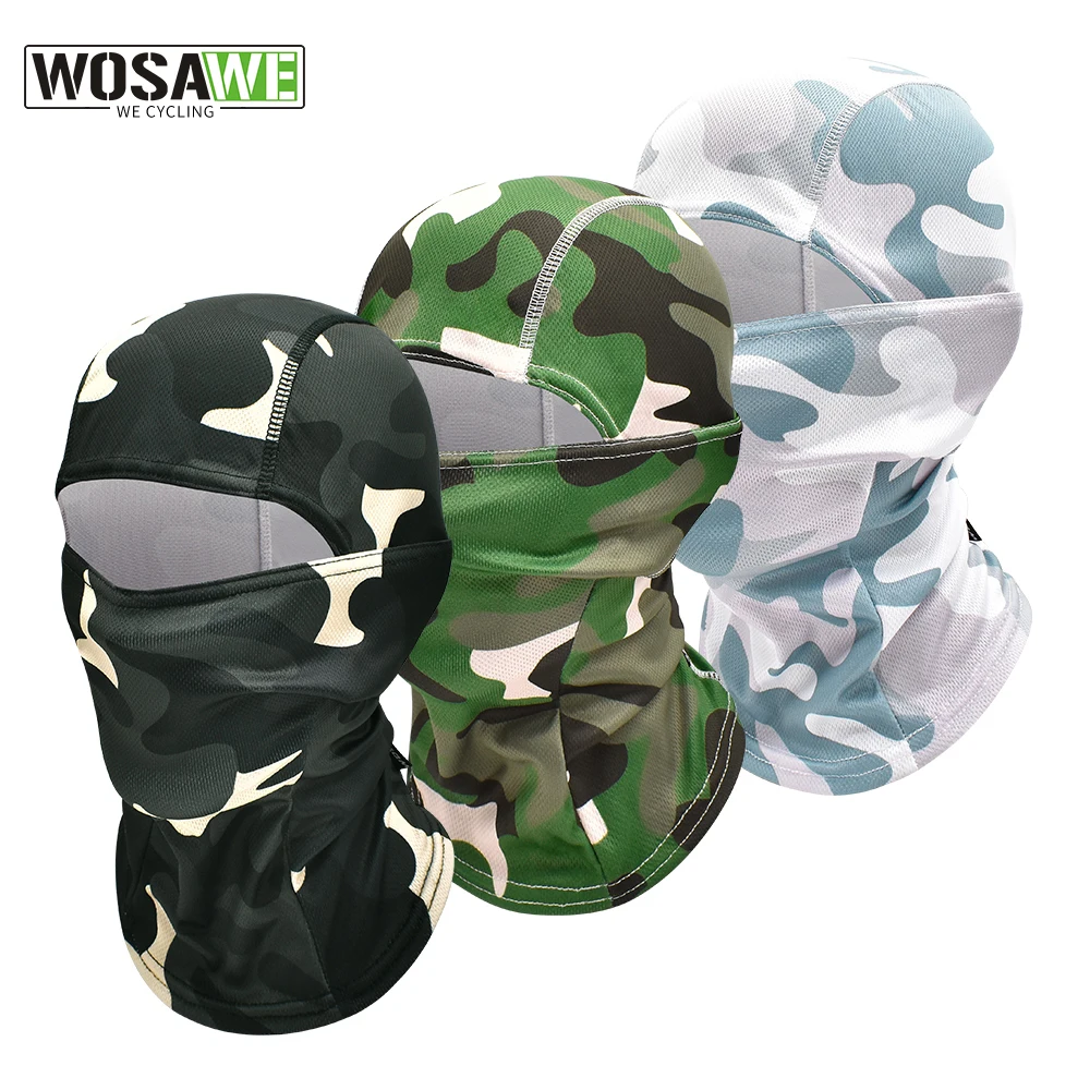 

WOSAWE Cycling Bandanas Camouflage Balaclava Full Face Mask Hunting Camping Hiking Headwear Magic Scarf Face Cover Neck Cover